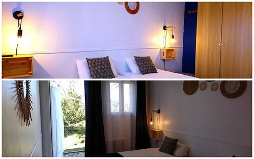 La chambre lits jumeaux, chambre d'hôtes les Busserolles