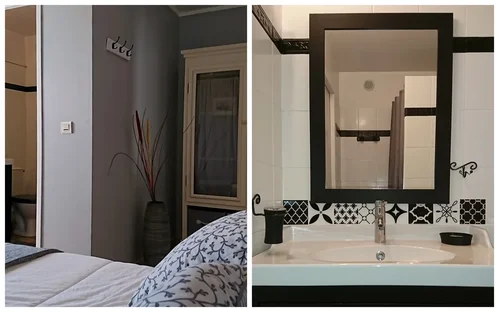 La chambre grise, hébergement en chambre d'hôtes Les Busserolles