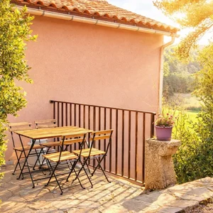 Le gîte des Busserolles - la terrasse